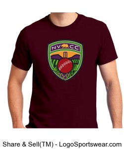 NVCC T-Shirt Maroon Design Zoom